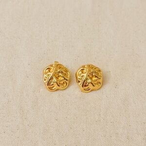 18KGP MINIMALIST CIRCLE EARRINGS